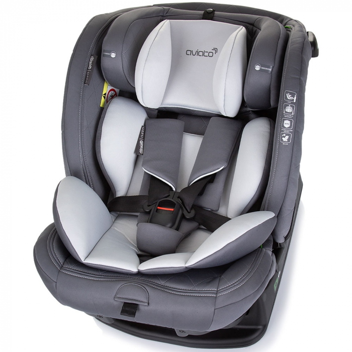 Scaun auto Chipolino Aviato I-Size 40-150 cm ash grey [6]