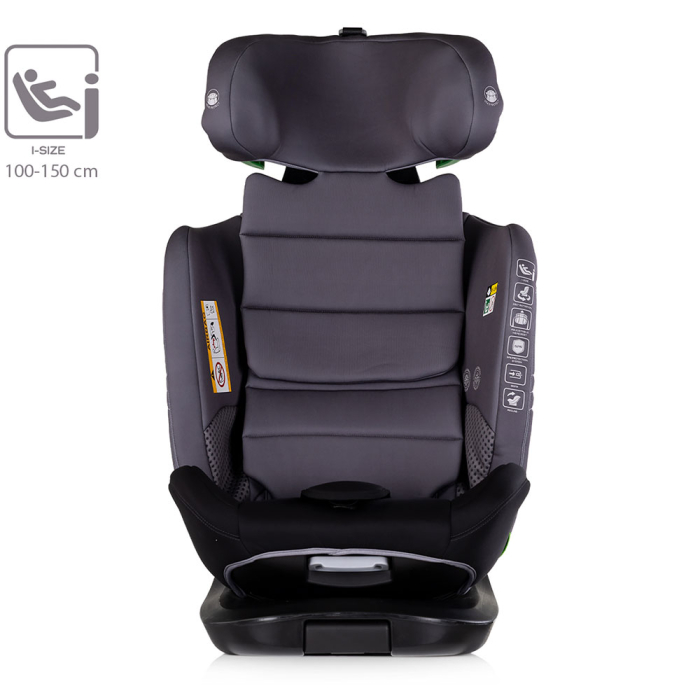Scaun auto Chipolino Clima Air I-Size 40-150 cm cu sistem Isofix si sezut rotativ anthracite [9]
