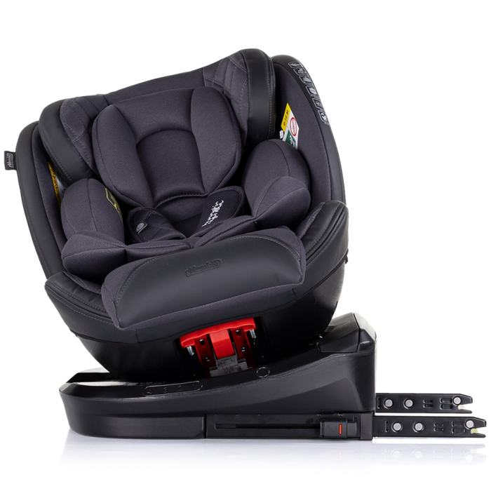 Scaun auto Chipolino Hypnotic I-Size 40-150 cm cu sistem Isofix si sezut rotativ anthracite [6]