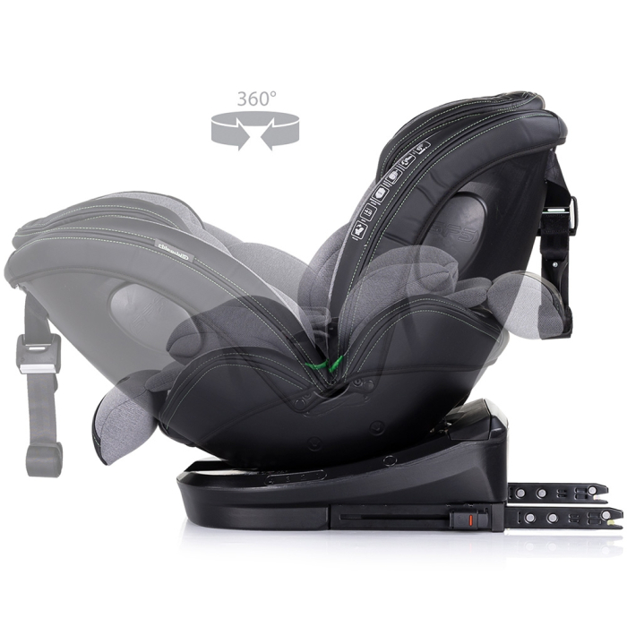 Scaun auto Chipolino Hypnotic I-Size 40-150 cm cu sistem Isofix si sezut rotativ cloud [7]