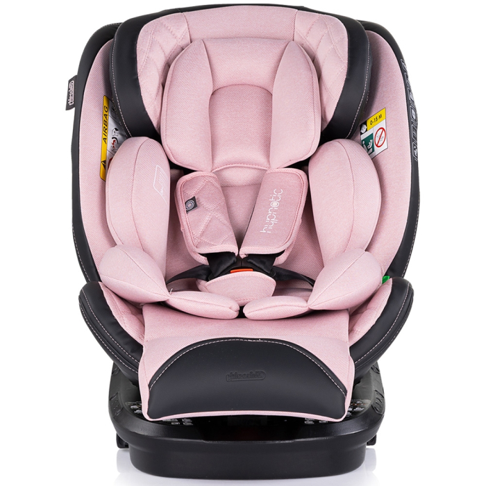 Scaun auto Chipolino Hypnotic I-Size 40-150 cm cu sistem Isofix si sezut rotativ pink marshmallow [2]