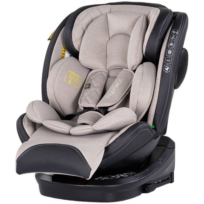 Scaun auto Chipolino Hypnotic I-Size 40-150 cm cu sistem Isofix si sezut rotativ tiramisu [1]
