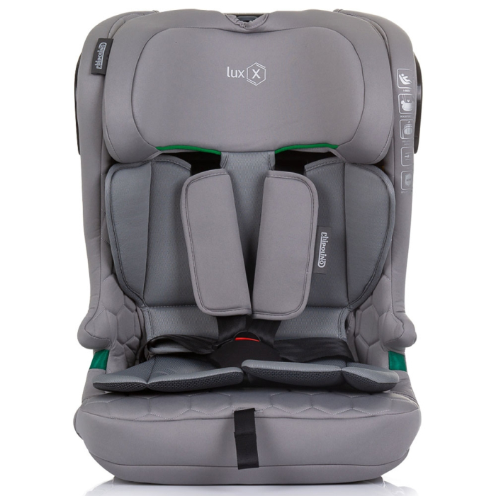 Scaun auto Chipolino Lux X I-Size 76-150 cm cu sistem Isofix granite [2]