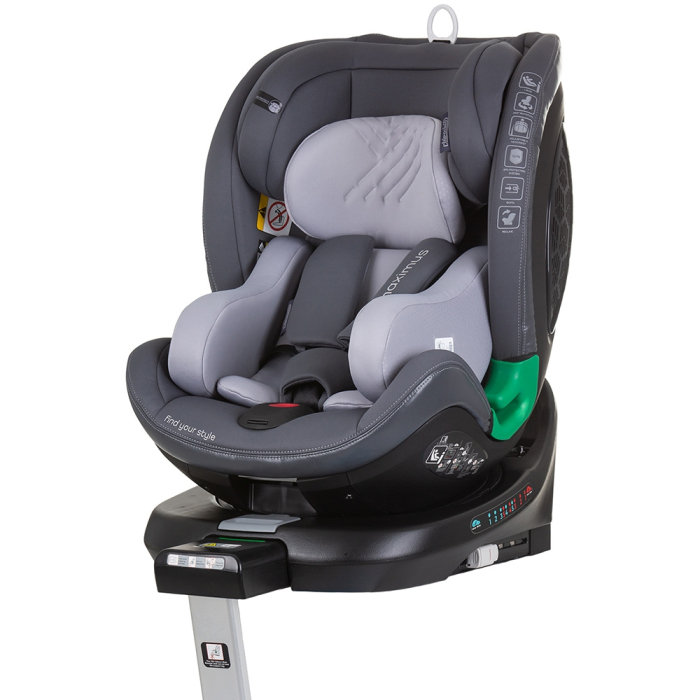 Scaun auto Chipolino Maximus I-Size 40-150 cm granite cu sistem Isofix [1]