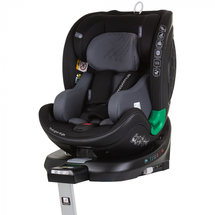 Scaun auto Chipolino Maximus I-Size 40-150 cm obsidian cu sistem Isofix [1]