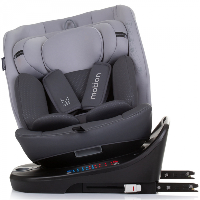 Scaun auto Chipolino Motion I-Size 40-150 cm granite cu sistem Isofix [6]