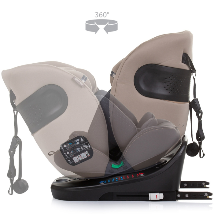 Scaun auto Chipolino Motion I-Size 40-150 cm macadamia cu sistem Isofix [7]