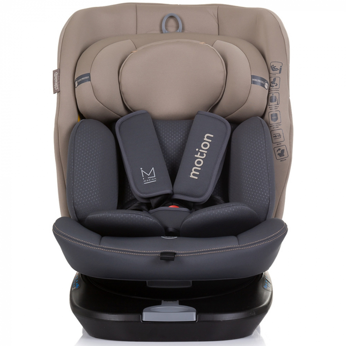 Scaun auto Chipolino Motion I-Size 40-150 cm macadamia cu sistem Isofix [2]