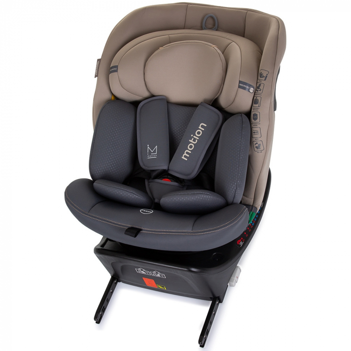 Scaun auto Chipolino Motion I-Size 40-150 cm macadamia cu sistem Isofix [11]