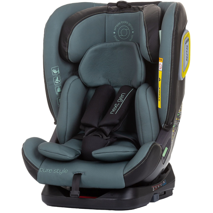 Scaun auto Chipolino Next Gen I-Size 40-150 cm aloe cu sistem Isofix [1]