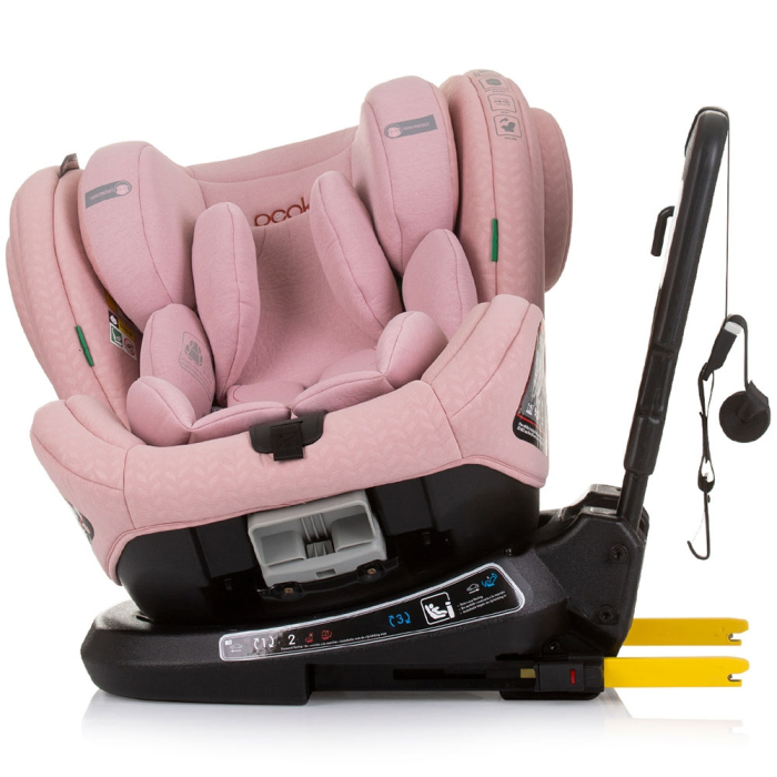 Scaun auto Chipolino Peak I-Size 40-150 cm flamingo cu sistem Isofix [5]