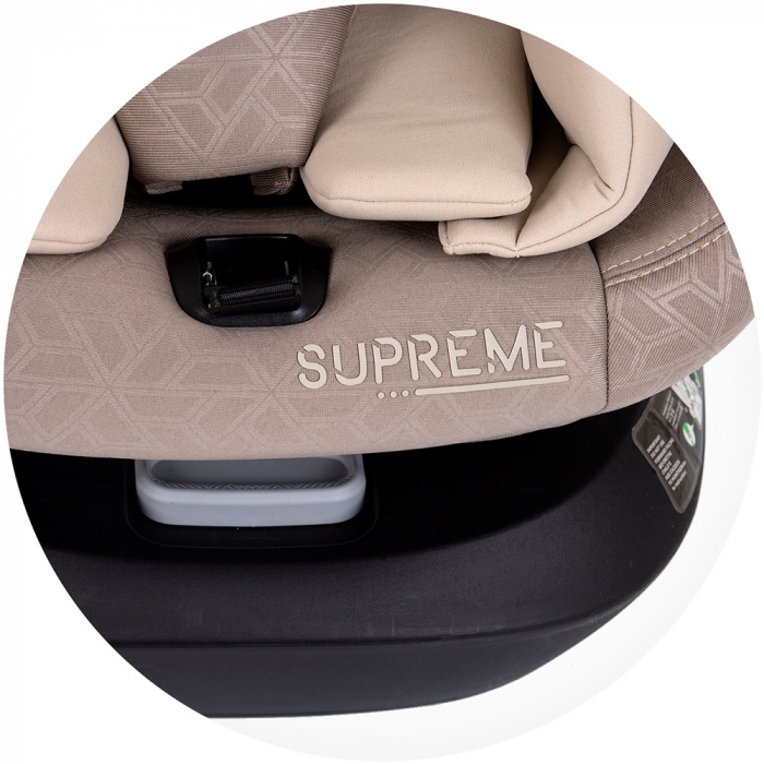 Scaun auto Chipolino Supreme I-Size 40-150 cm cu sistem Isofix macadamia [15]