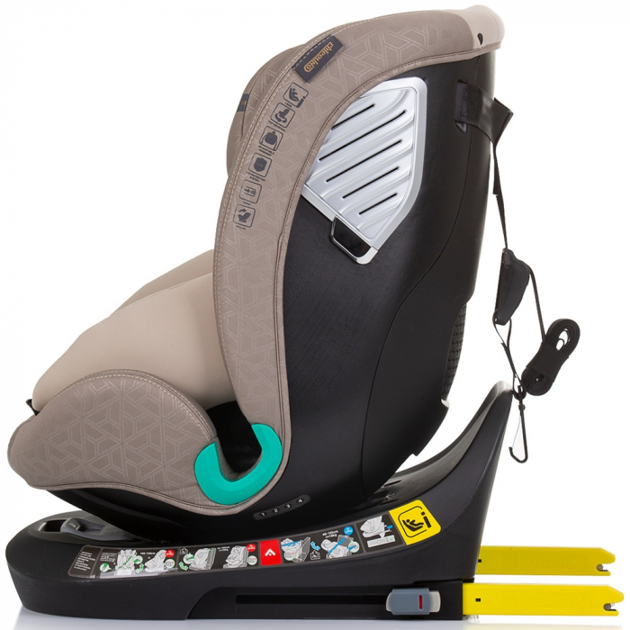 Scaun auto Chipolino Supreme I-Size 40-150 cm cu sistem Isofix macadamia [4]