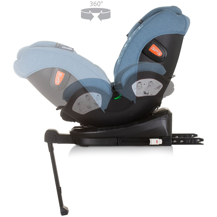Scaun auto Chipolino Tourino I-Size 40-150 cm blue cu sistem Isofix [7]