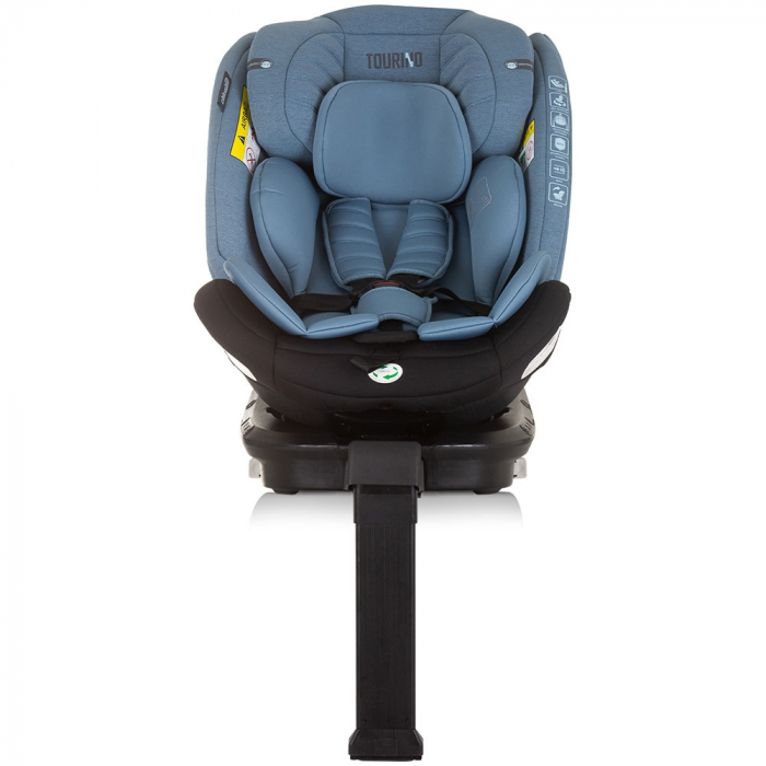 Scaun auto Chipolino Tourino I-Size 40-150 cm blue cu sistem Isofix [3]