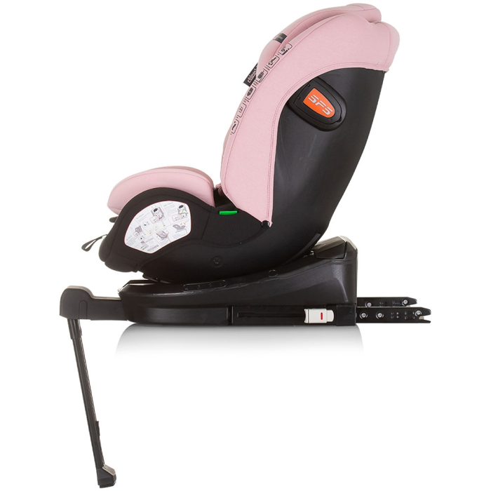 Scaun auto Chipolino Tourino I-Size 40-150 cm flamingo cu sistem Isofix [4]