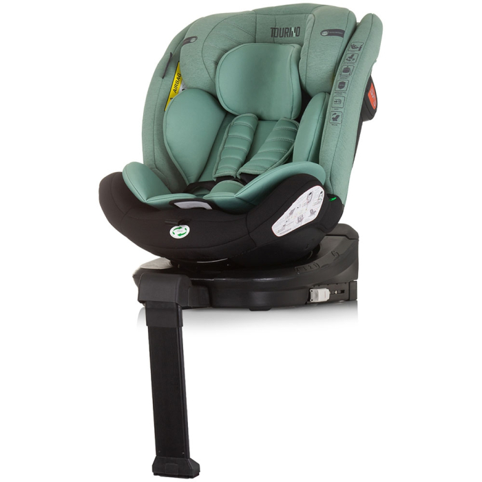 Scaun auto Chipolino Tourino I-Size 40-150 cm pastel green cu sistem Isofix [2]