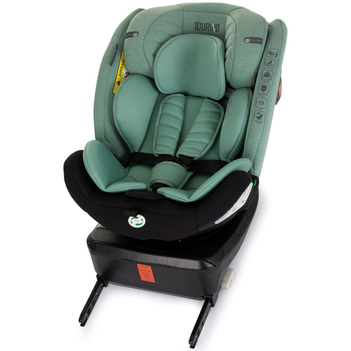 Scaun auto Chipolino Tourino I-Size 40-150 cm pastel green cu sistem Isofix [10]