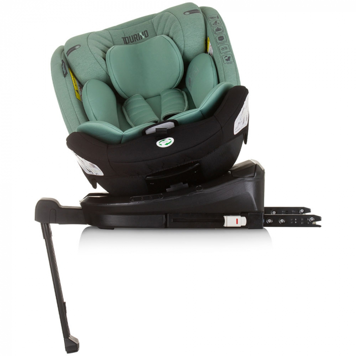Scaun auto Chipolino Tourino I-Size 40-150 cm pastel green cu sistem Isofix [6]