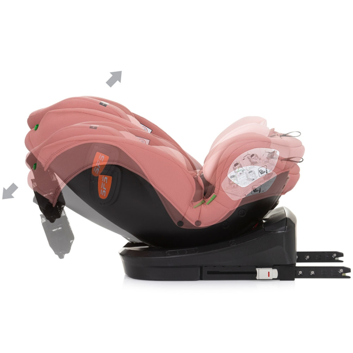 Scaun auto Chipolino Volare I-Size 40-150 cm flamingo cu sistem Isofix [9]