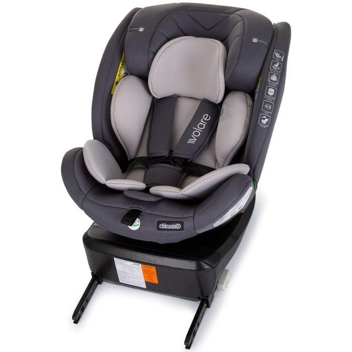 Scaun auto Chipolino Volare I-Size 40-150 cm granite cu sistem Isofix [10]