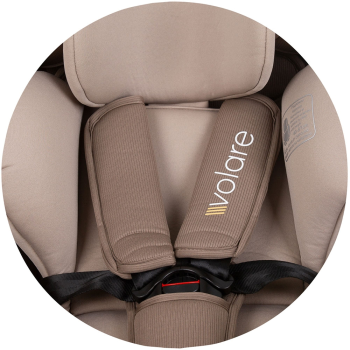 Scaun auto Chipolino Volare I-Size 40-150 cm macadamia cu sistem Isofix [17]