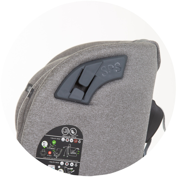 Scaun auto Chipolino X Factor I-Size 40-150 cm flamingo cu sistem Isofix [14]