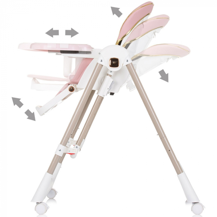 Scaun de masa Chipolino Milk Shake 2 in 1 flamingo [6]