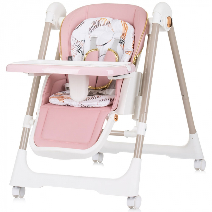 Scaun de masa Chipolino Milk Shake 2 in 1 flamingo [2]