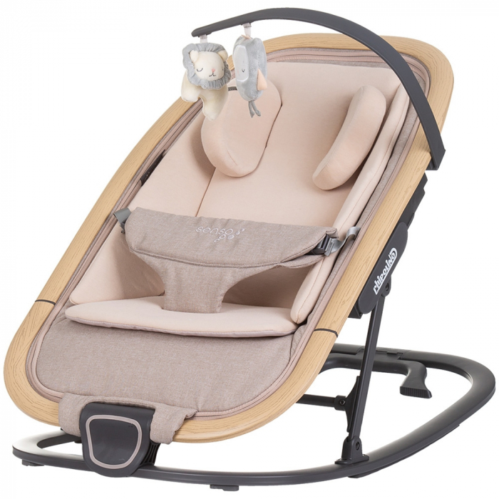 Scaunel balansoar Chipolino Senso biscotta wood [1]