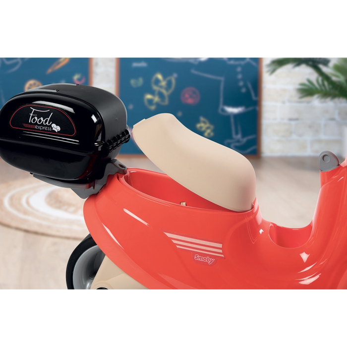 Scuter Smoby Scooter Ride-On Food Express rosu [3]