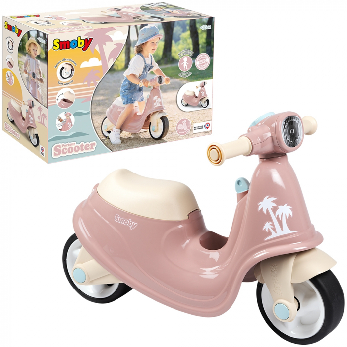 Scuter Smoby Scooter Ride-On roz [7]
