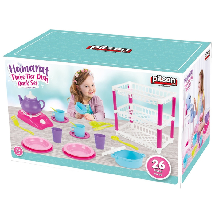 Set de servit ceaiul Pilsan Hamarat Three-Tier Dish Rack [2]