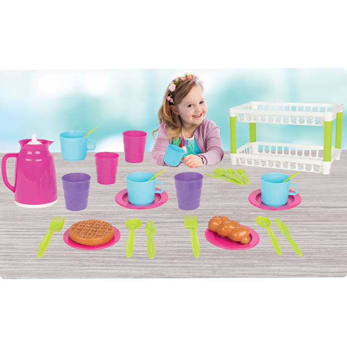 Set de servit ceaiul Pilsan Hamarat Two-Tier Tea pink [2]