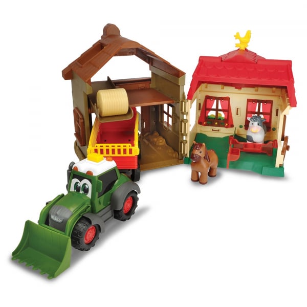 Set Dickie Toys Happy Farm House cu tractor si accesorii [1]