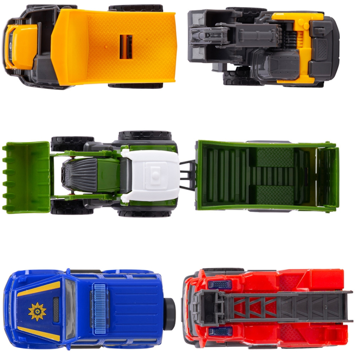 Set Dickie Toys Micro City Team 9 cm cu 5 vehicule [4]