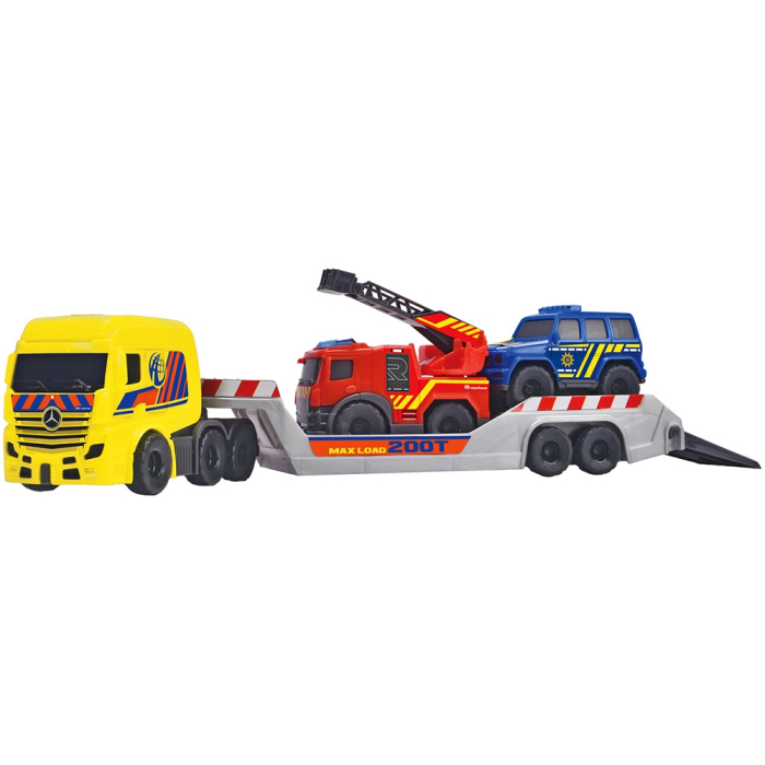Set Dickie Toys Micro Rescue Truck cu un camion de salvare si 2 vehicule [1]