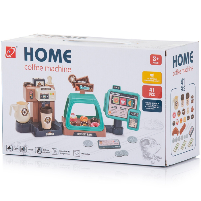 Set jucarie Chipolino Coffee Machine cu lumini, sunete si 41 accesorii [7]