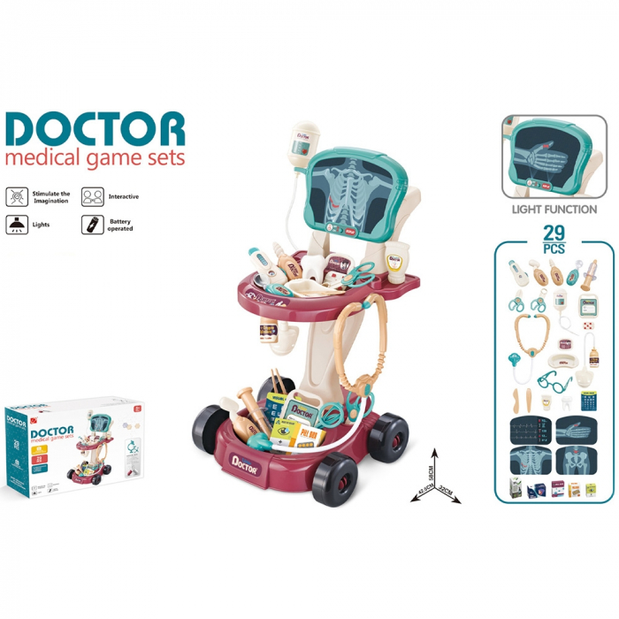Set jucarie Chipolino Doctor cu lumini si 29 accesorii [9]