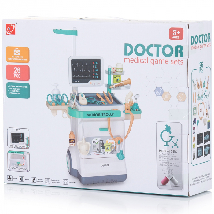 Set jucarie Chipolino Doctor cu lumini, sunete si 26 accesorii [9]