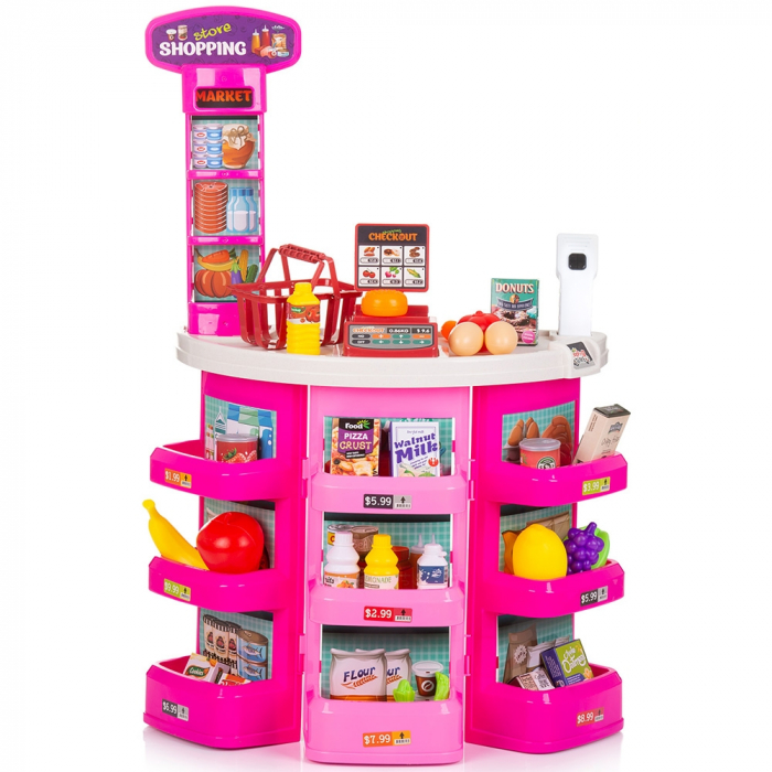 Set jucarie Chipolino Supermarket 78 cm cu lumini, sunete si 76 accesorii [2]