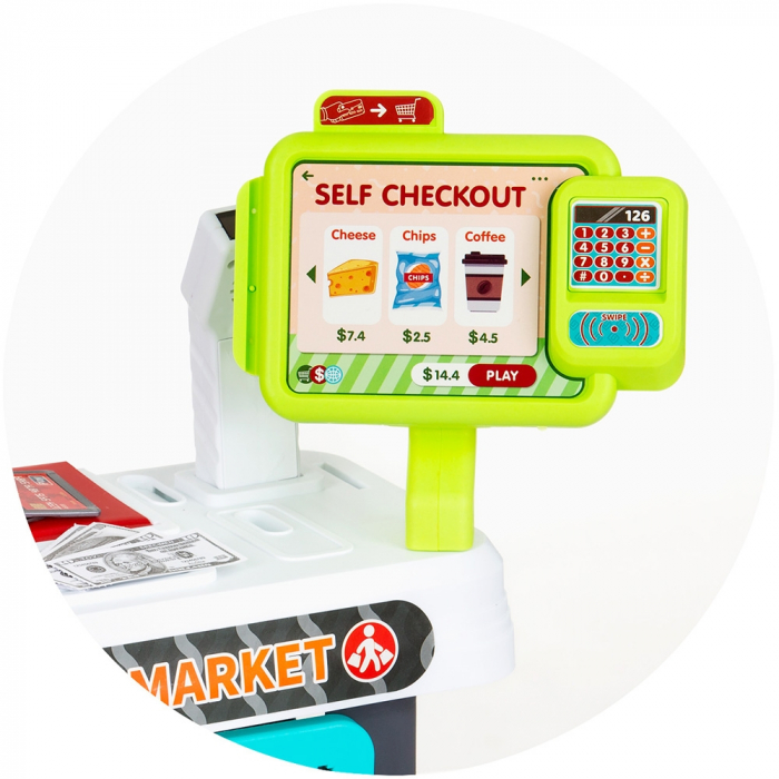 Set jucarie Chipolino Supermarket 87 cm cu lumini, sunete si 81 accesorii [12]