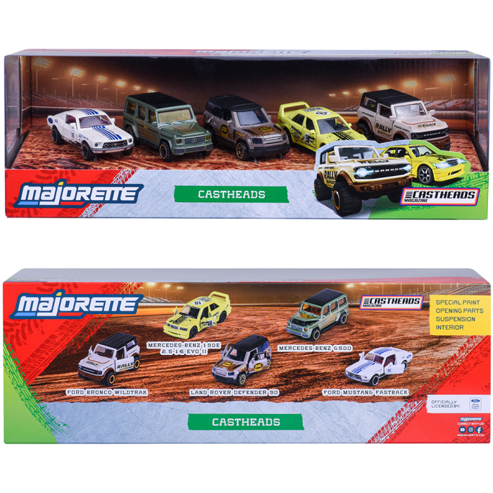 Set Majorette CastHeads cu 5 masinute [7]