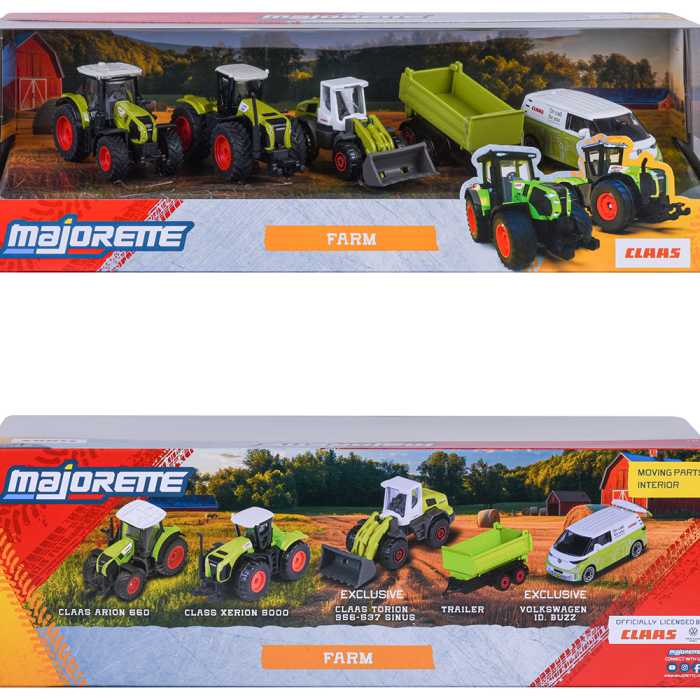 Set Majorette Claas Farm cu 5 vehicule [7]