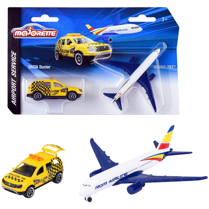 Set Majorette Dacia Duster Airport cu o masinuta si un avion [4]