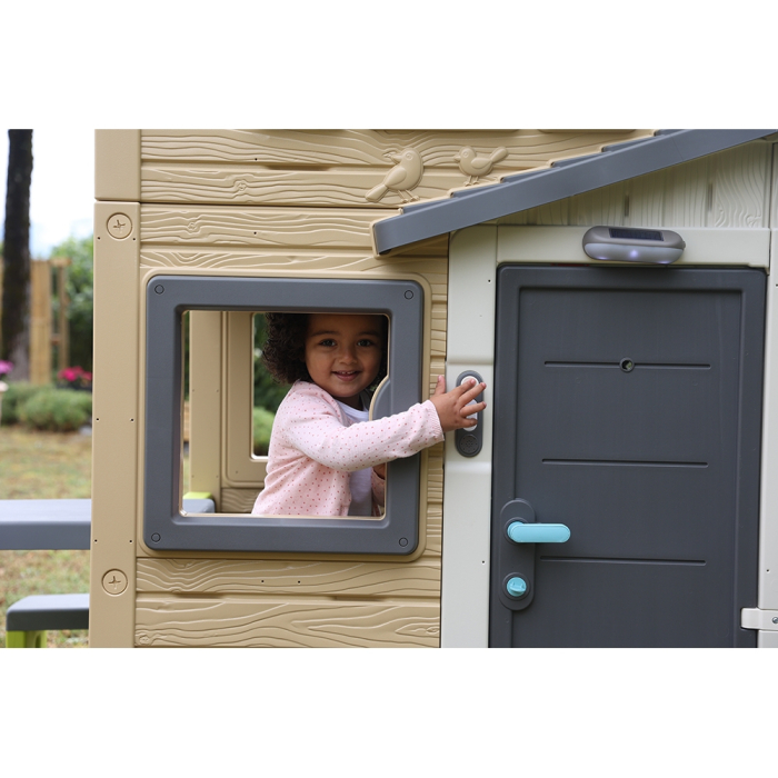 Sonerie electronica pentru casuta copii Smoby Doorbell gri [7]