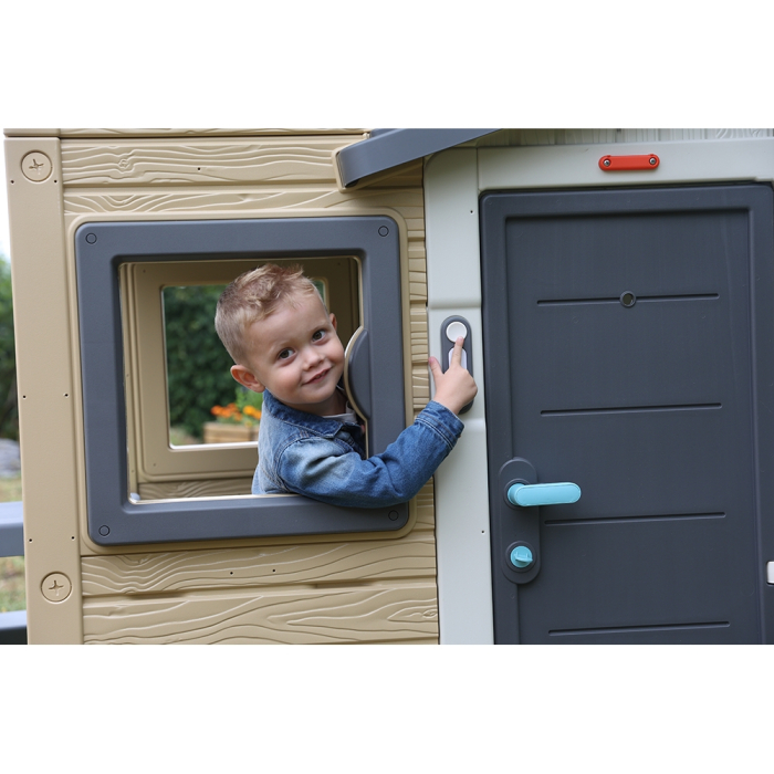 Sonerie electronica pentru casuta copii Smoby Doorbell gri [9]