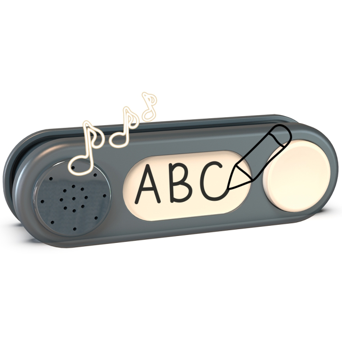 Sonerie electronica pentru casuta copii Smoby Doorbell gri [3]