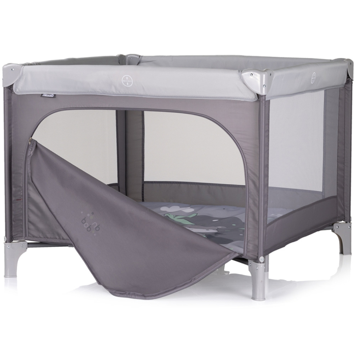 Tarc de joaca pliabil Chipolino Pop Up Hippo grey [2]