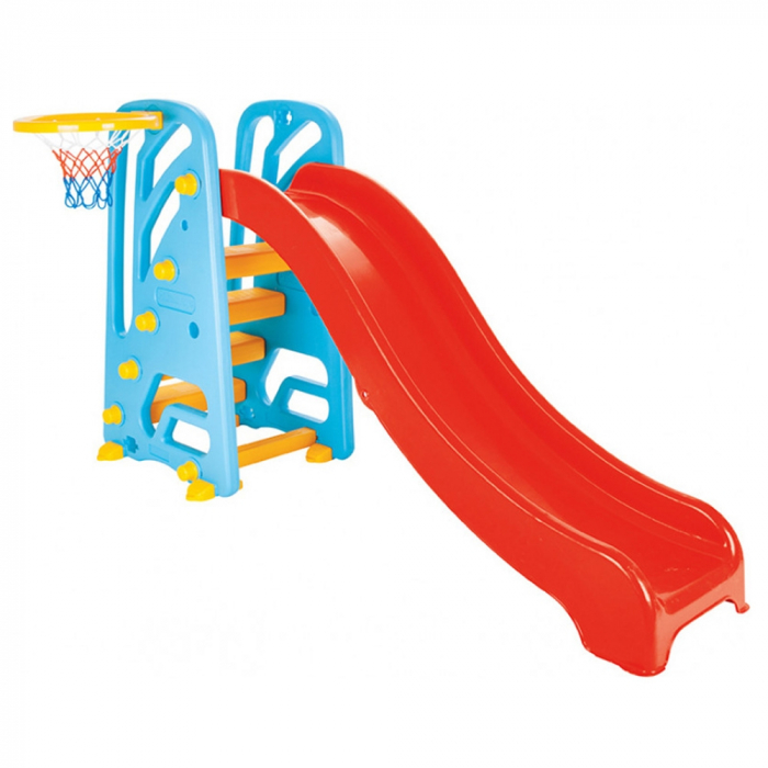 Tobogan Pilsan Wavy Slide cu cos baschet [1]